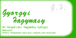 gyorgyi hagymasy business card
